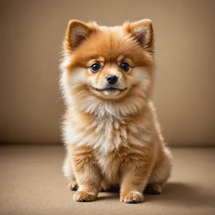 Животные: очарование и особенности померанского шпица медвежьего типа