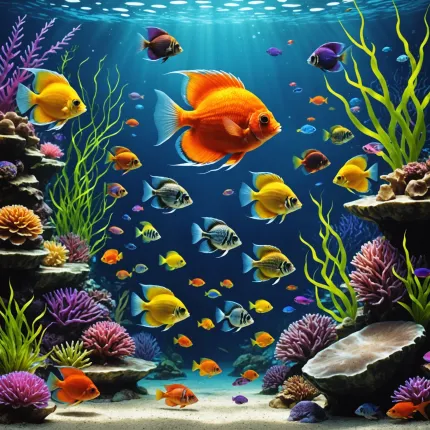 Самые красивые аквариумные рыбки: Дискусы и неоны