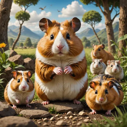 Самые большие домашние хомяки: удивительный мир пушистых гигантов