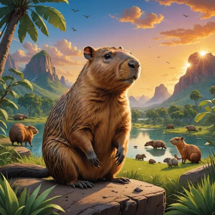 Самые большие домашние мыши: Капибара (не совсем)