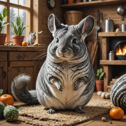 Самые большие домашние шиншиллы России: Гигантская шиншилла, которая покоряет сердца